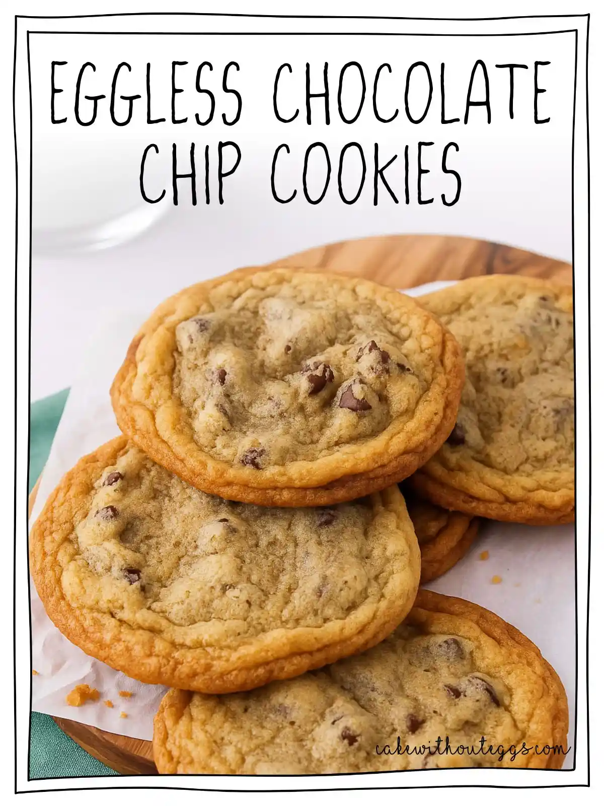 Best Eggless Chocolate Chunk Cookies – Soft, Chewy, and Loaded with Chocolate